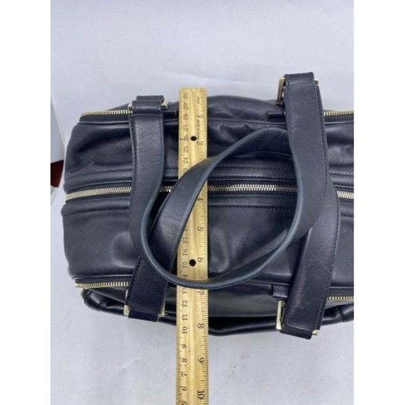 Jimmy Choo Justine Handbag Black Leather Shoulder Bag - Picture 9 of 12